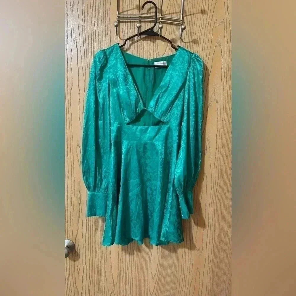 Green cut out dress Never worn